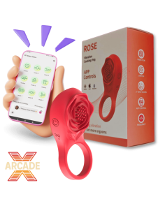 Anilla Rose Vibradora Recargable con APP 2