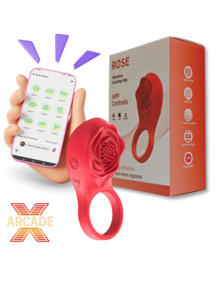 Anilla Rose Vibradora Recargable con APP
