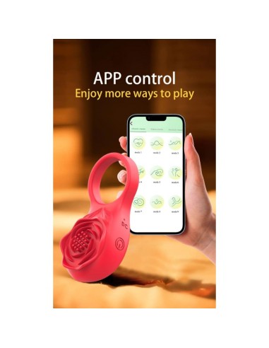 Anilla Rose Vibradora Recargable con APP