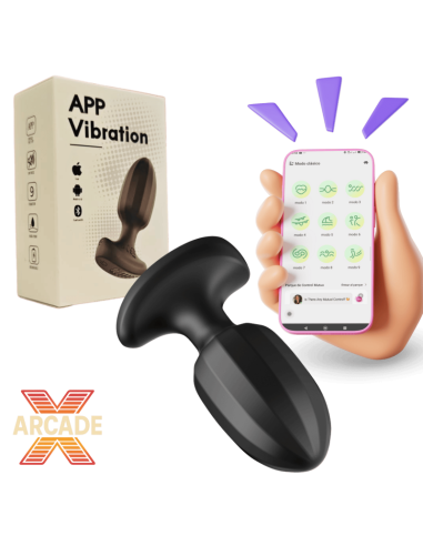 Plug Anal Vibrador Recargable con APP