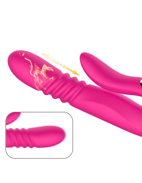 Vibrador Up&Down, movimiento y calor  Recargable