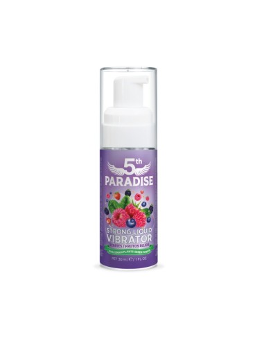 Vibrador Líquido Fuerte Frutos Rojos 30ml