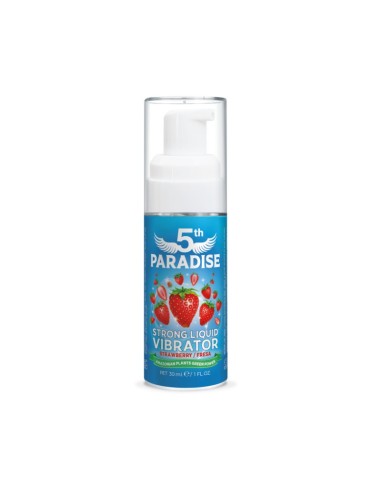 Vibrador Líquido Fuerte Fresa 30ml