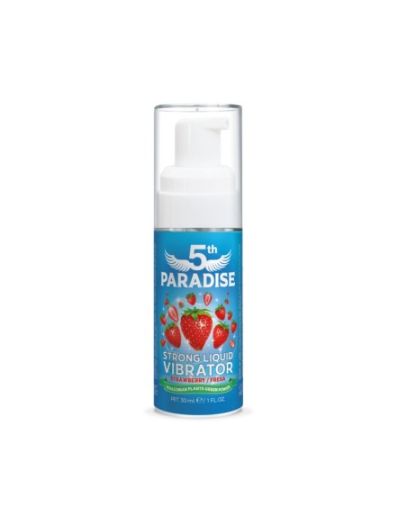 Vibrador Líquido Fuerte Fresa 30ml