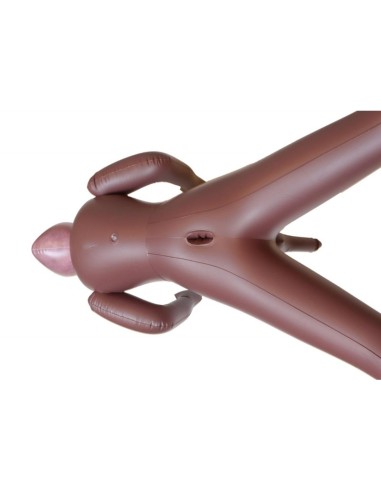 Muñeco Negro Tom el constructor - cara impresa - pene 20cm