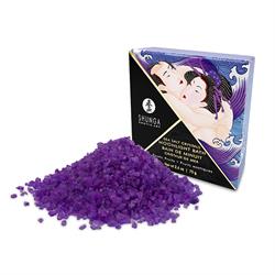 Sales de baño aromatizadas exotic purple 75 gr.