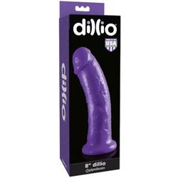 Dildo dillio con ventosa  lila.