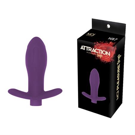 Plug vibrador recargable mai nº87 lila