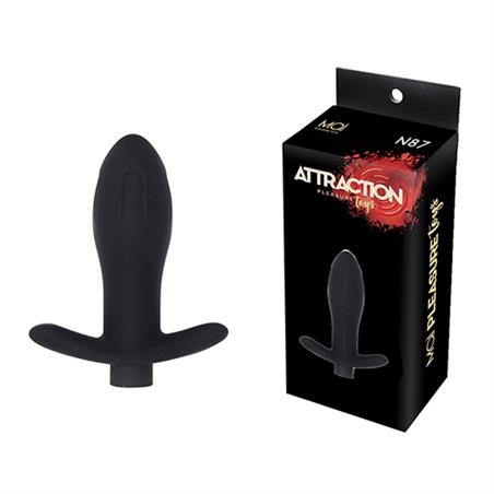 Plug vibrador recargable mai nº87 negro